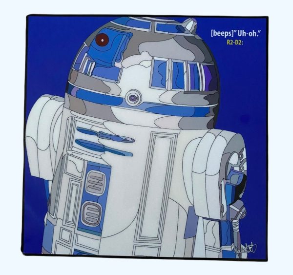 R2D2 starwars popart