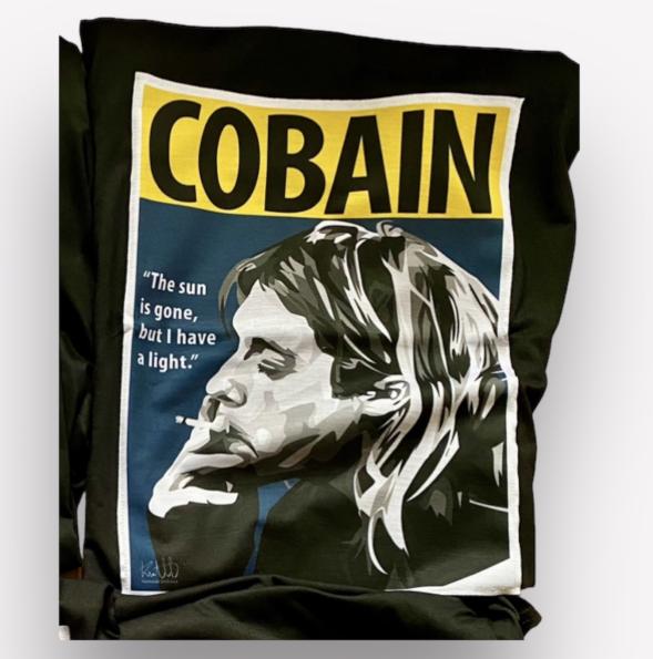 Kurt Cobain, Nirvana, T-shirt