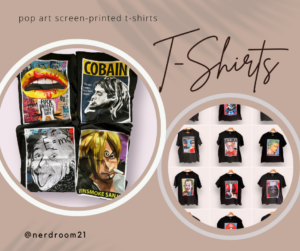 T-shirts, popart